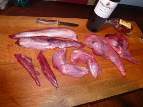 Hase - Keule, Rücken, Filet, Lauf